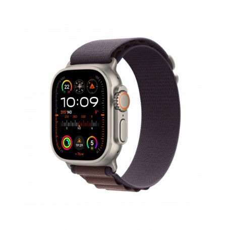 Apple Watch Ultra 2 GPS + Cellular, 49mm Titanium Case with Indigo Alpine Loop - Small - MRER3TY/A