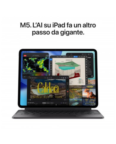 iPad Pro 11" (M5) Wi-Fi + Cellular 1TB - Vetro Standard - Nero siderale
