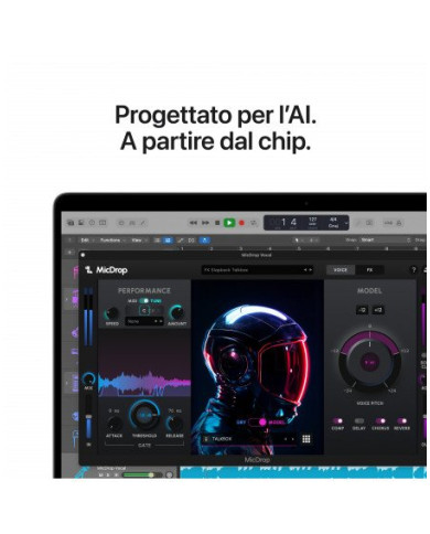 MacBook Pro 14" Apple M5 chip con 10-core CPU e 10-core GPU, 24GB, 1TB SSD - Argento