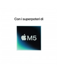 MacBook Pro 14" Apple M5 chip con 10-core CPU e 10-core GPU, 24GB, 1TB SSD - Argento