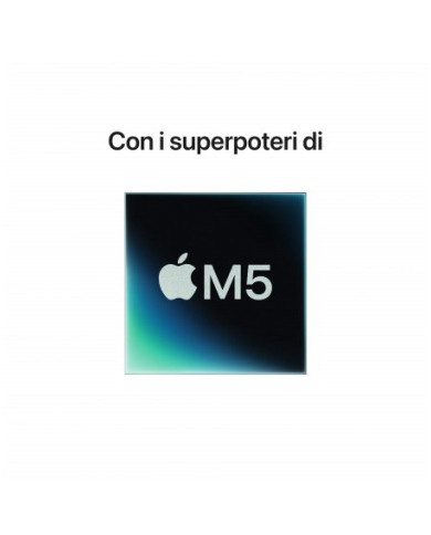 MacBook Pro 14" Apple M5 chip con 10-core CPU e 10-core GPU, 32GB, 1TB SSD - Argento