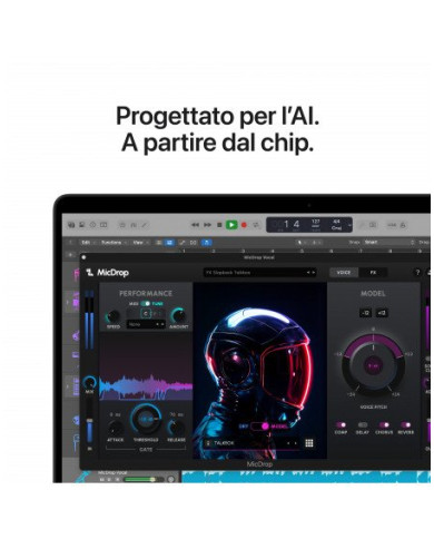 MacBook Pro 14" Apple M5 chip con 10-core CPU e 10-core GPU, 32GB, 1TB SSD - Nero Siderale