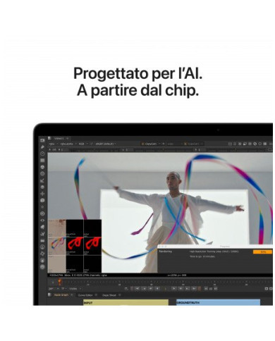 MacBook Pro 16" Apple M5 Max chip con 18-core CPU e 40-core GPU, 48GB, 2TB SSD - Argento
