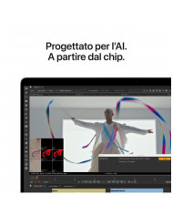 MacBook Pro 16" Apple M5 Pro chip con 18-core CPU e 20-core GPU, 24GB, 1TB SSD - Argento