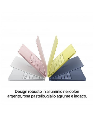 MacBook Neo 13" Apple A18 Pro chip con 6-core CPU e 5-core GPU, 8GB, 256GB SSD - Argento