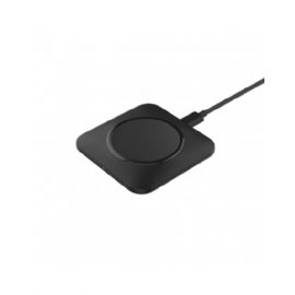 Tappetino per ricarica wireless 15W PSU QI easy alignament con cavo USB-C. Colore nero - WIA007VFBK