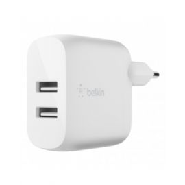 CARICABATTERIE 2 PORTE USB-A 12W - BIANCO - WCB002VFWH