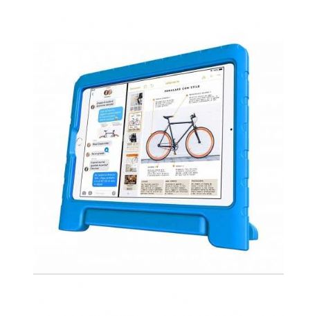 Custodia antiurto blue c/maniglia per iPad 10.2