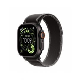 Apple Watch Ultra 3 GPS + Cellular 49mm, Cassa in Titanio color Nero con cinturino Nero/Cenere Trail Loop - M/L - MF1H4QL/A