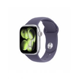 Apple Watch Series 11 GPS 42mm, Cassa in Alluminio color Argento con cinturino Viola Nebbia Sport Band - M/L - MEU74QL/A