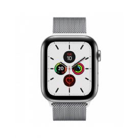 Apple Watch Series 5 GPS + Cellular, 44mm Stainless Steel Case with Stainless Steel Milanese Loop - MWWG2TY/A