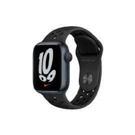 Apple Watch Nike Series 7 GPS, 41mm Midnight Aluminium Case with Anthracite/Black Nike Sport Band - Regular - MKN43TY/A