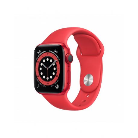 Apple Watch Series 6 GPS + Cellular, 40mm PRODUCT(RED) Aluminium Case with PRODUCT(RED) Sport Band - Regular - M06R3TY/A