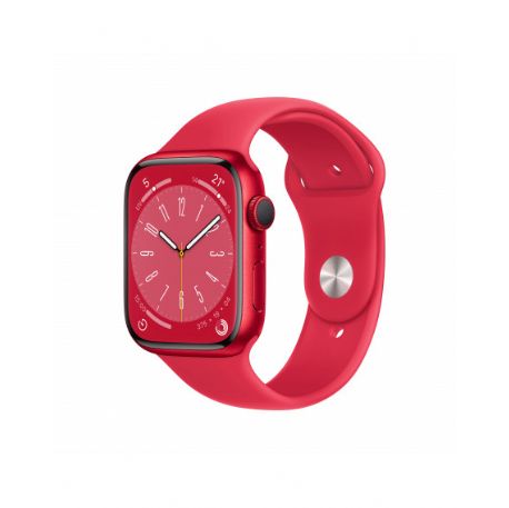 Apple Watch Series 8 GPS 45mm (PRODUCT)RED Cassa in alluminio con (PRODUCT)RED Sport Band - MNP43TY/A