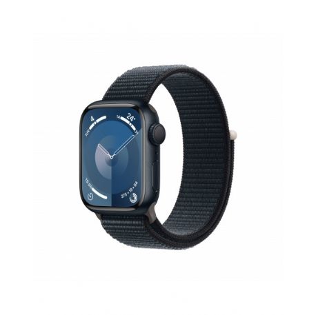 Apple Watch Series 9 GPS 41mm Midnight Aluminium Case with Midnight Sport Loop - MR8Y3QL/A