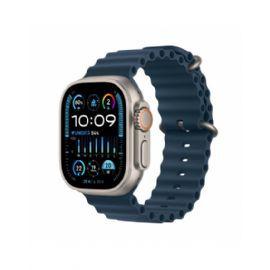 Apple Watch Ultra 2 GPS + Cellular, 49mm Titanium Case with Blue Ocean Band - MREG3TY/A