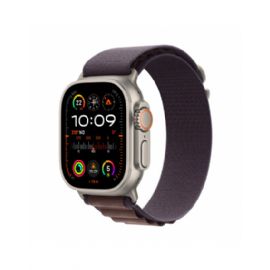 Apple Watch Ultra 2 GPS + Cellular, 49mm Titanium Case with Indigo Alpine Loop - Medium - MRET3TY/A