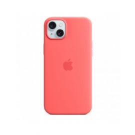 iPhone 15 Plus Silicone Case with MagSafe - Guava - MT163ZM/A