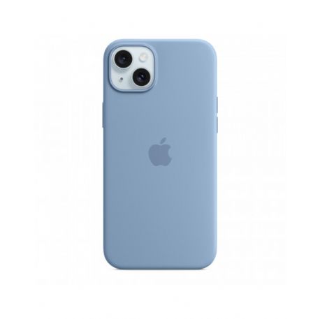 iPhone 15 Plus Silicone Case with MagSafe - Winter Blue - MT193ZM/A
