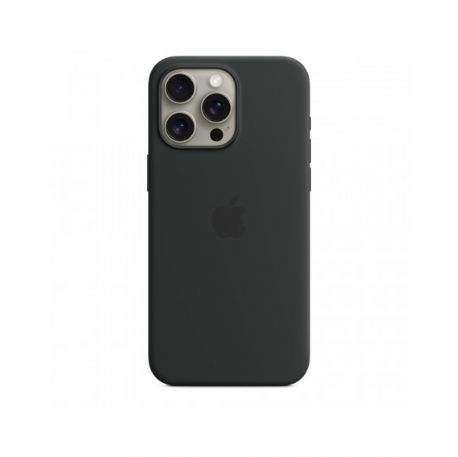 iPhone 15 Pro Max Silicone Case with MagSafe - Black - MT1M3ZM/A