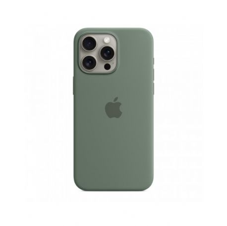 iPhone 15 Pro Max Silicone Case with MagSafe - Cypress - MT1X3ZM/A