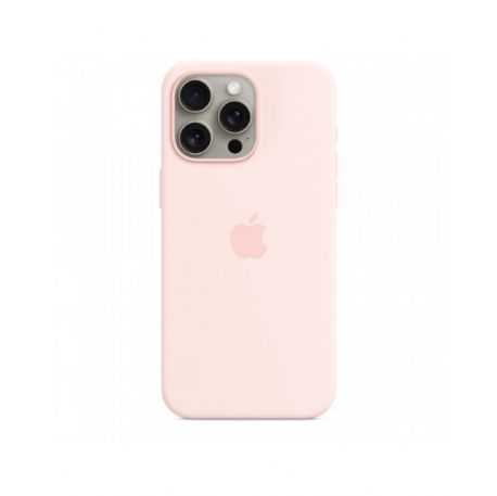 iPhone 15 Pro Max Silicone Case with MagSafe - Light Pink - MT1U3ZM/A