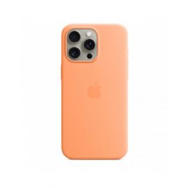 iPhone 15 Pro Max Silicone Case with MagSafe - Orange Sorbet - MT1W3ZM/A
