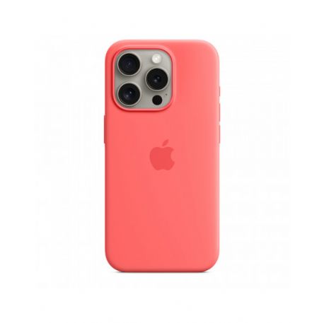 iPhone 15 Pro Silicone Case with MagSafe - Guava - MT1G3ZM/A