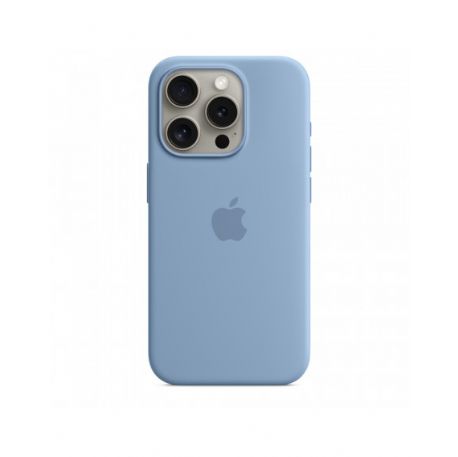 iPhone 15 Pro Silicone Case with MagSafe - Winter Blue - MT1L3ZM/A