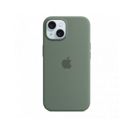 iPhone 15 Silicone Case with MagSafe - Cypress - MT0X3ZM/A