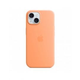 iPhone 15 Silicone Case with MagSafe - Orange Sorbet - MT0W3ZM/A