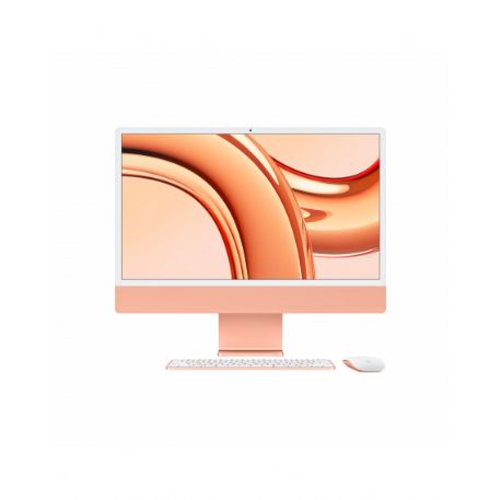 iMac arancione - RAM 8GB di memoria unificata - HD SSD 256GB - Magic Mouse - Magic Keyboard con Touch ID - Italiano - Z19R|Z19R|1111