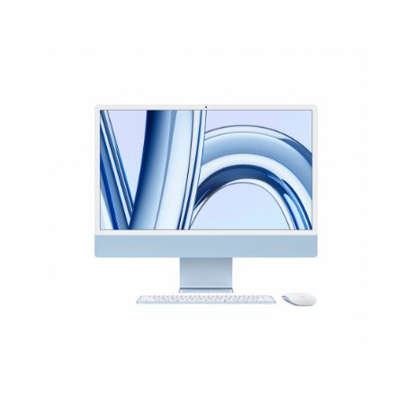 iMac blu - RAM 24GB di memoria unificata - HD SSD 1TB - Gigabit Ethernet - Magic Trackpad - Magic Keyboard con Touch ID - Italiano - Z197|MQRC3T/A|33222