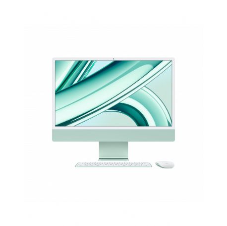 iMac verde - RAM 24GB di memoria unificata - HD SSD 256GB - Gigabit Ethernet - Magic Mouse - Magic Keyboard con Touch ID e tastierino numerico - Italiano - Z196|MQRA3T/A|31213