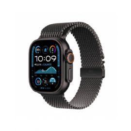 Apple Watch Ultra 2 GPS + Cellular 49mm Cassa Titanio Nero con Titanio Nero Milanese Loop - L - MX5V3TY/A
