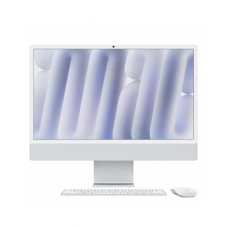 iMac argento - Vetro con nanotexture - RAM 24GB di memoria unificata - HD SSD 512GB - Magic Trackpad - Magic Keyboard con Touch ID - Italiano - Z1EH|MWUU3T/A|22221