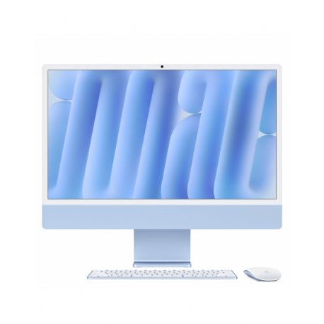 iMac blu - Vetro standard - RAM 24GB di memoria unificata - HD SSD 1TB - Magic Trackpad - Magic Keyboard con Touch ID - Italiano - Z1EP|MWV13T/A|12321