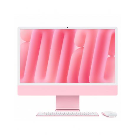 iMac rosa - Vetro standard - RAM 32GB di memoria unificata - HD SSD 2TB - Magic Mouse - Magic Keyboard con Touch ID - Italiano - Z1ER|MWV43T/A|13411